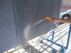 Carpet cleaning with water
