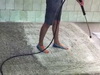 Carpet cleaning with water
