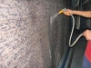 Carpet cleaning with water