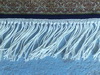 Fringe whiteing on carpets
