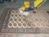 Machine deep cleaning carpets