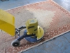 Machine deep cleaning carpets