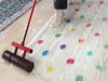 Machine deep cleaning carpets