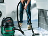 Vacuum cleaning and shaking