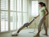 Vacuum cleaning and shaking
