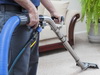 Work in carpet cleaning service