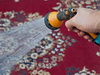 Work in carpet cleaning service